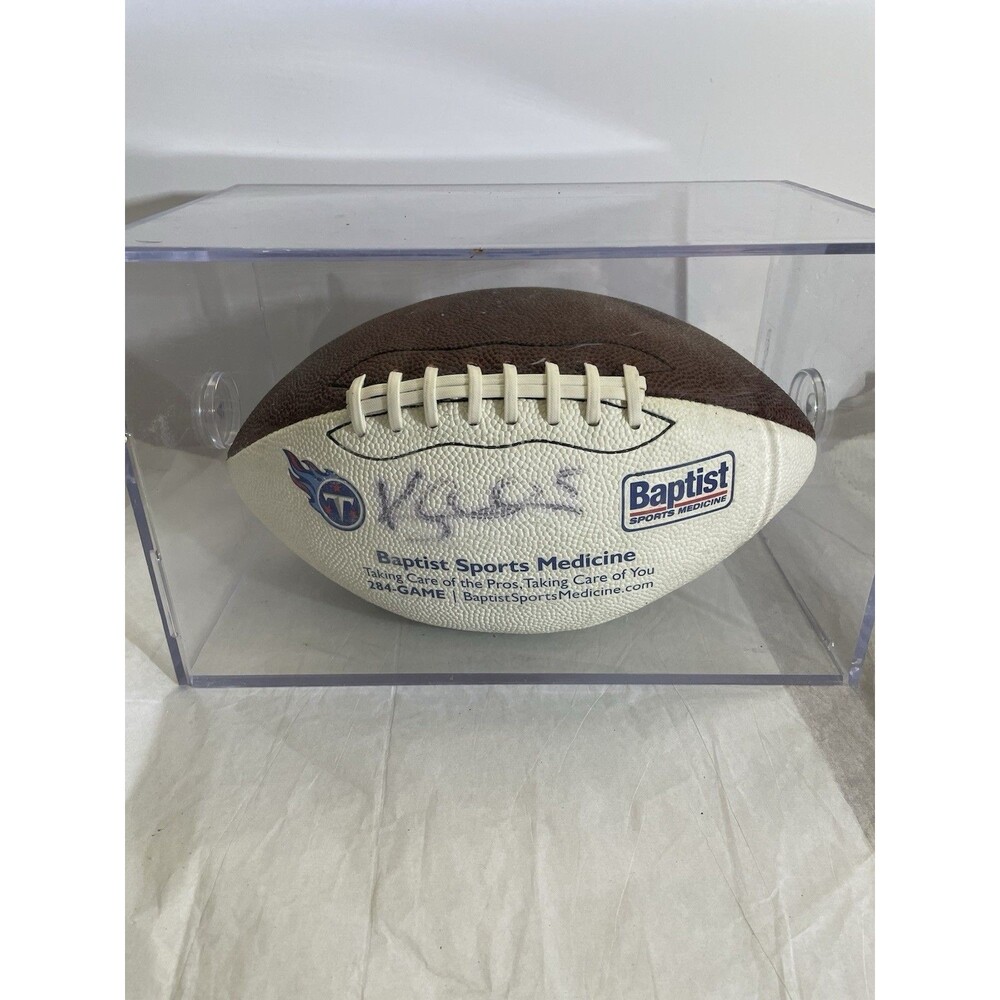 Tennessee Titans Signed Football Possible Kevin Dyson #87 Auto Baptist Sports